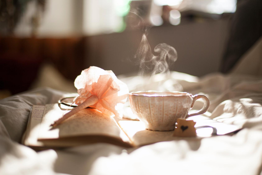 Coffee Cup with flower