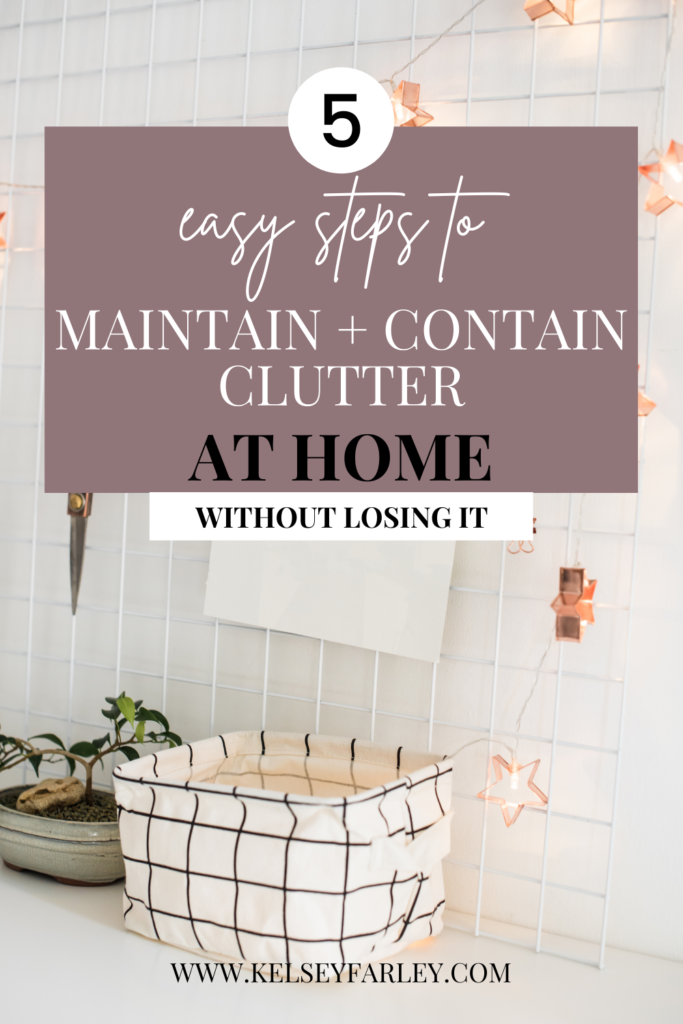 How To Reduce + Maintain Clutter In Your Home