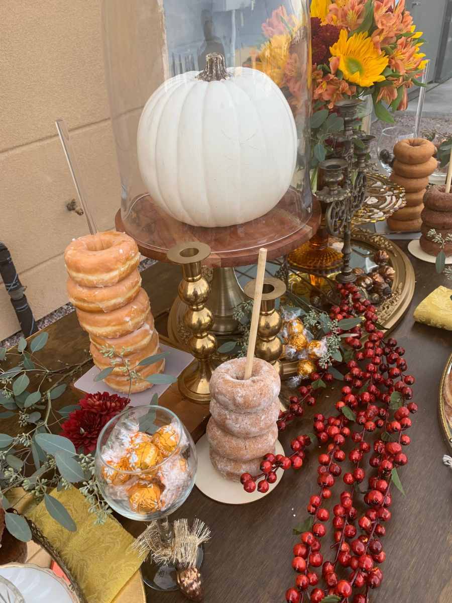 Fall Decor on a table